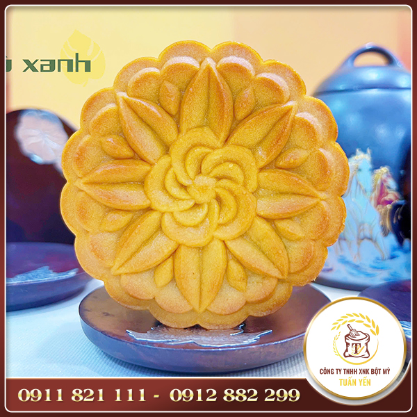 Bánh trung thu nướng nhân trà xanh